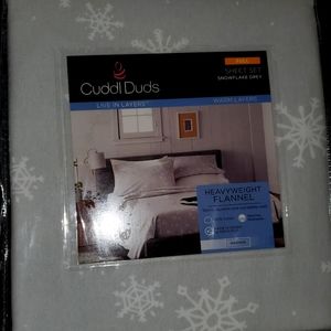 *NEW* Cuddl Duds Heavyweight Full Size Flannel Sheet Set